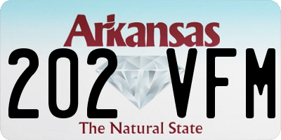 AR license plate 202VFM