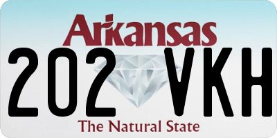 AR license plate 202VKH