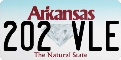 AR license plate 202VLE