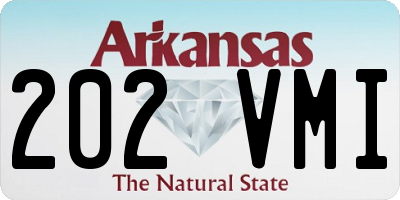 AR license plate 202VMI