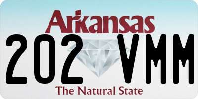 AR license plate 202VMM
