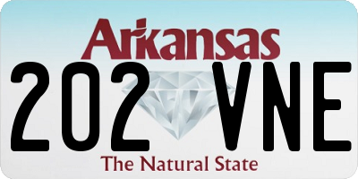 AR license plate 202VNE