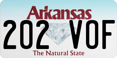 AR license plate 202VOF