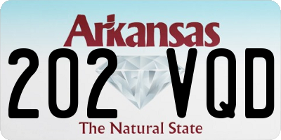 AR license plate 202VQD