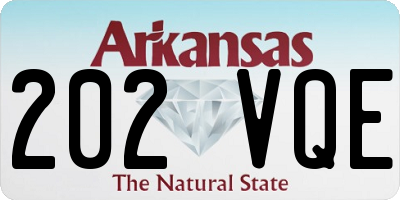 AR license plate 202VQE