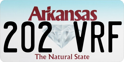 AR license plate 202VRF