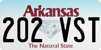 AR license plate 202VST