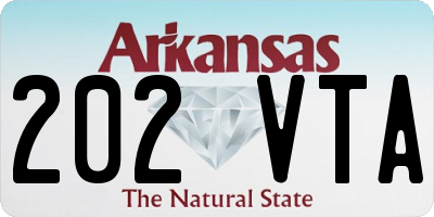 AR license plate 202VTA