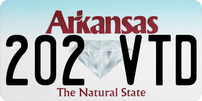 AR license plate 202VTD