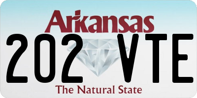 AR license plate 202VTE