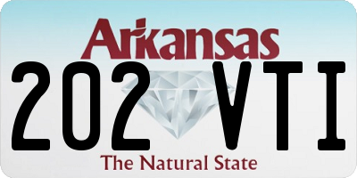 AR license plate 202VTI