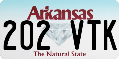 AR license plate 202VTK