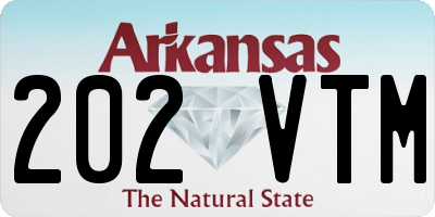 AR license plate 202VTM