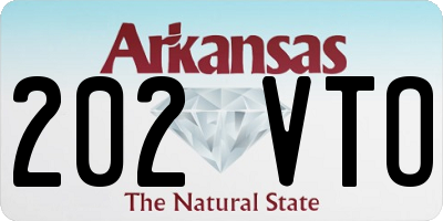 AR license plate 202VTO