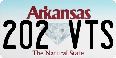 AR license plate 202VTS