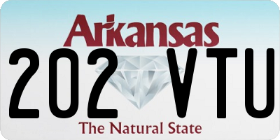AR license plate 202VTU