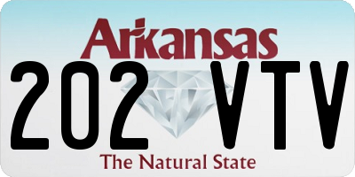 AR license plate 202VTV