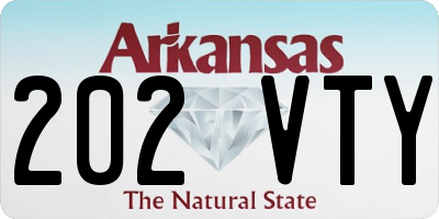 AR license plate 202VTY