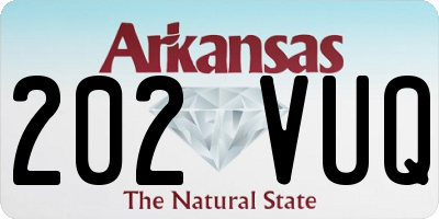 AR license plate 202VUQ