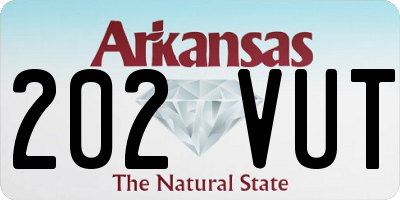 AR license plate 202VUT