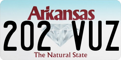 AR license plate 202VUZ