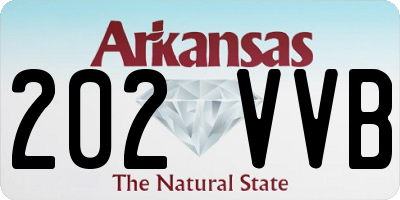 AR license plate 202VVB