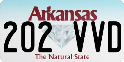 AR license plate 202VVD