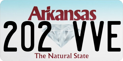 AR license plate 202VVE
