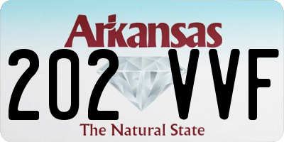 AR license plate 202VVF