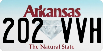 AR license plate 202VVH