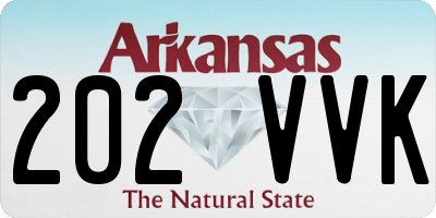 AR license plate 202VVK