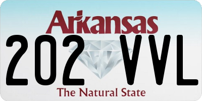 AR license plate 202VVL