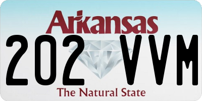AR license plate 202VVM