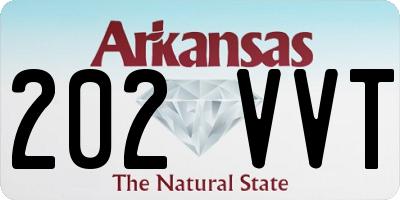 AR license plate 202VVT