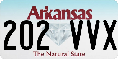 AR license plate 202VVX