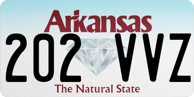 AR license plate 202VVZ