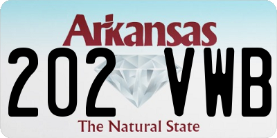 AR license plate 202VWB