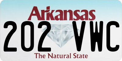 AR license plate 202VWC