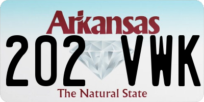 AR license plate 202VWK