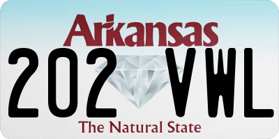 AR license plate 202VWL