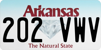 AR license plate 202VWV