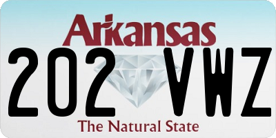 AR license plate 202VWZ