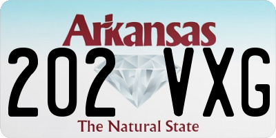 AR license plate 202VXG