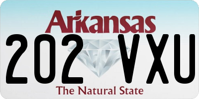 AR license plate 202VXU