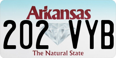 AR license plate 202VYB