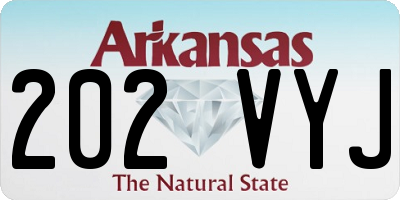 AR license plate 202VYJ