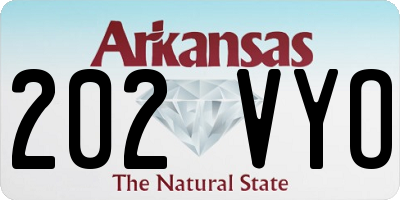 AR license plate 202VYO