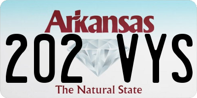 AR license plate 202VYS