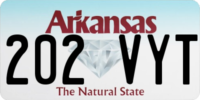 AR license plate 202VYT