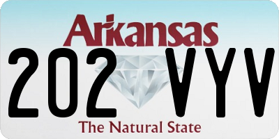 AR license plate 202VYV
